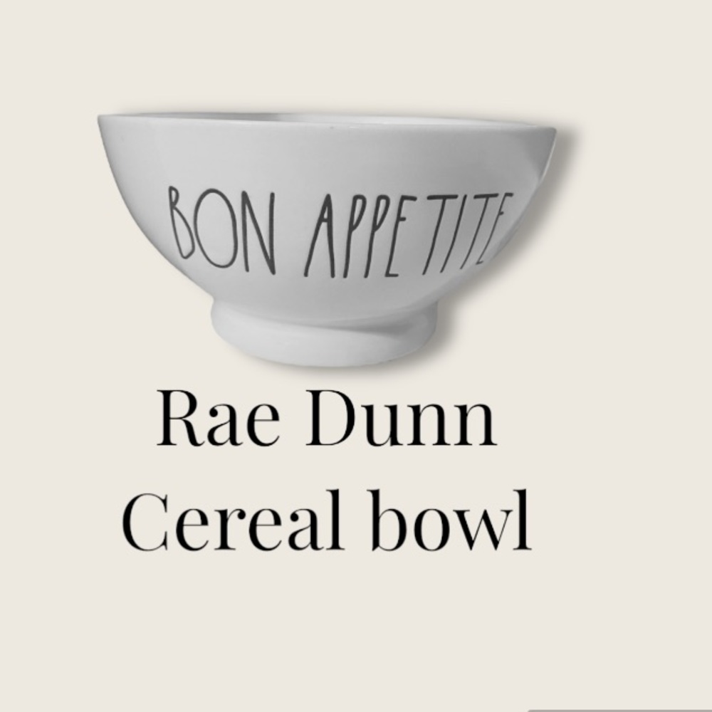 Rae dunn cereal bowl Bon Appetite